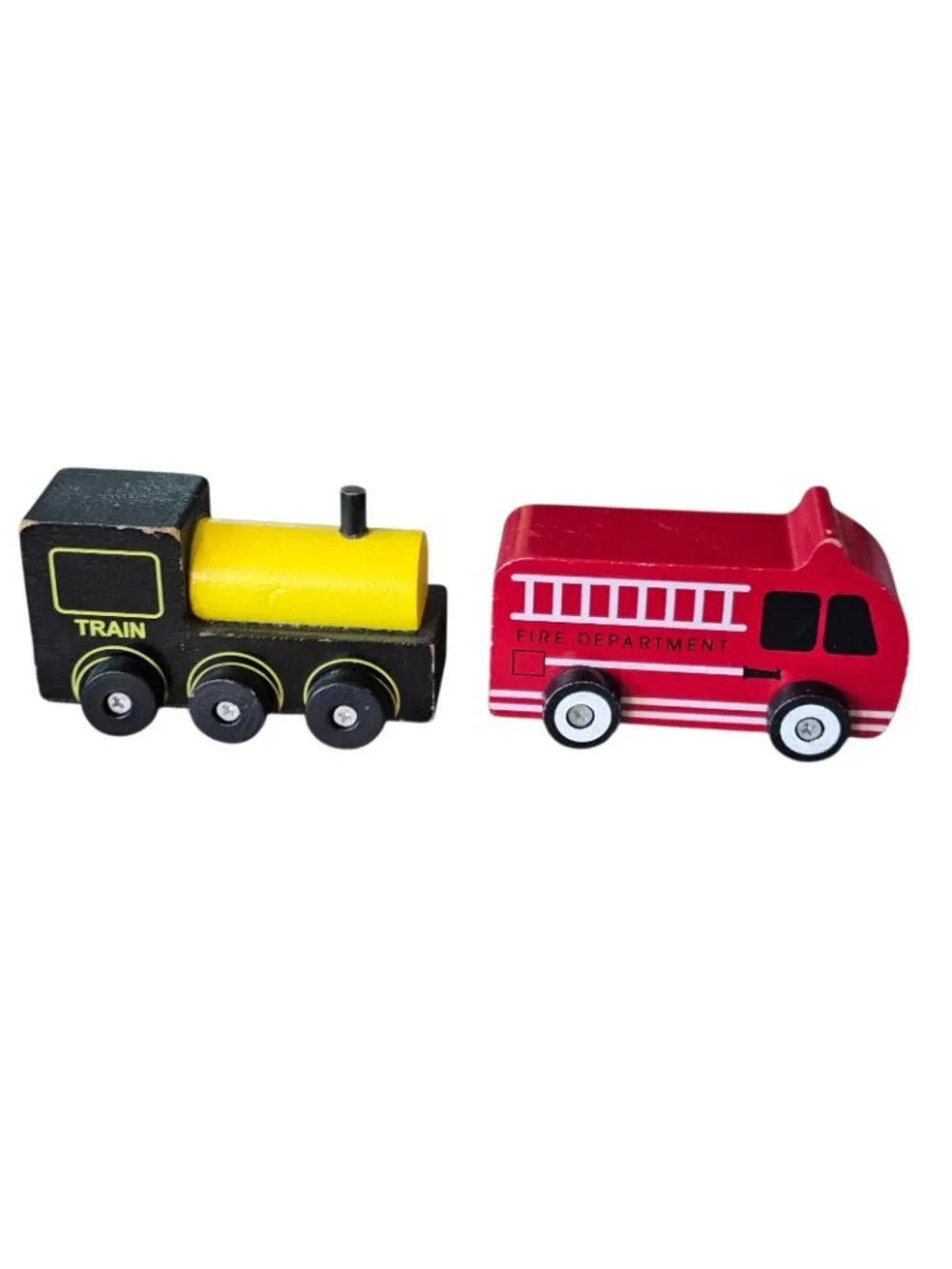 Greenbrier International School Bus Train‎ Engine Fire Truck Wood Vehicles
